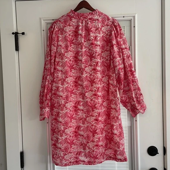 Boden Antonia Cotton Shirt Dress Azalea - Picture 7 of 7